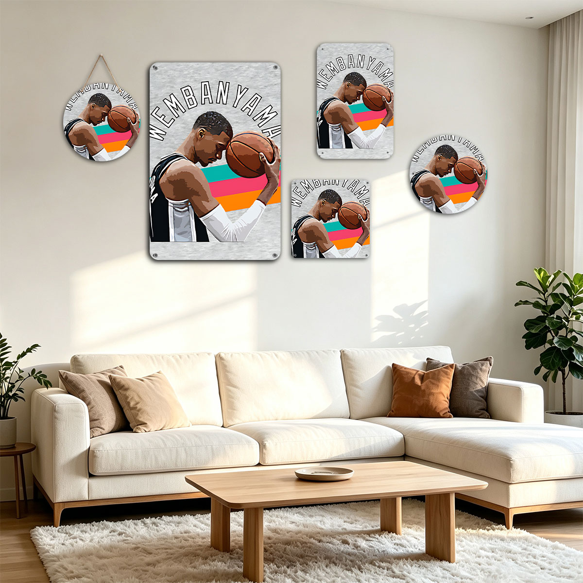 Wembanyama Basketball Player Artwork - painting