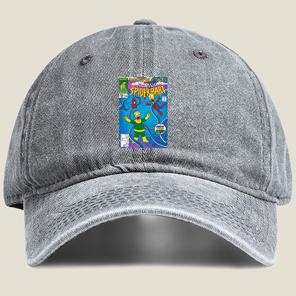Springfield Tales Featuring Classic Spider-Bart: The Arms of D'Ohc Octopus - Washed Denim - Baseball Cap