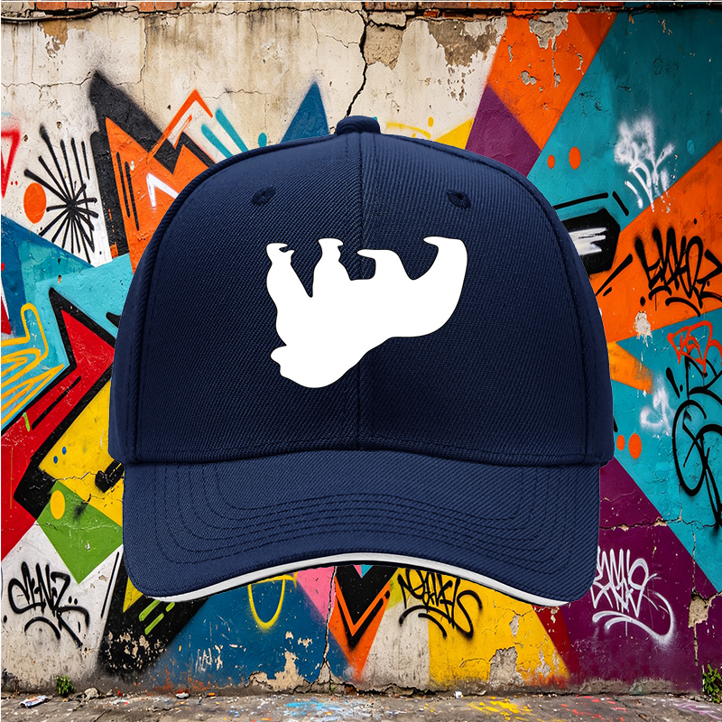 Unisex Classic Sandwich Hat with Lion Silhouette Print - Lightweight Cotton Baseball Cap for Outdoor Activities, Travel, and Casual Wear - Ideal for Adults Seeking Stylish Sun Protection and Comfortable Fit