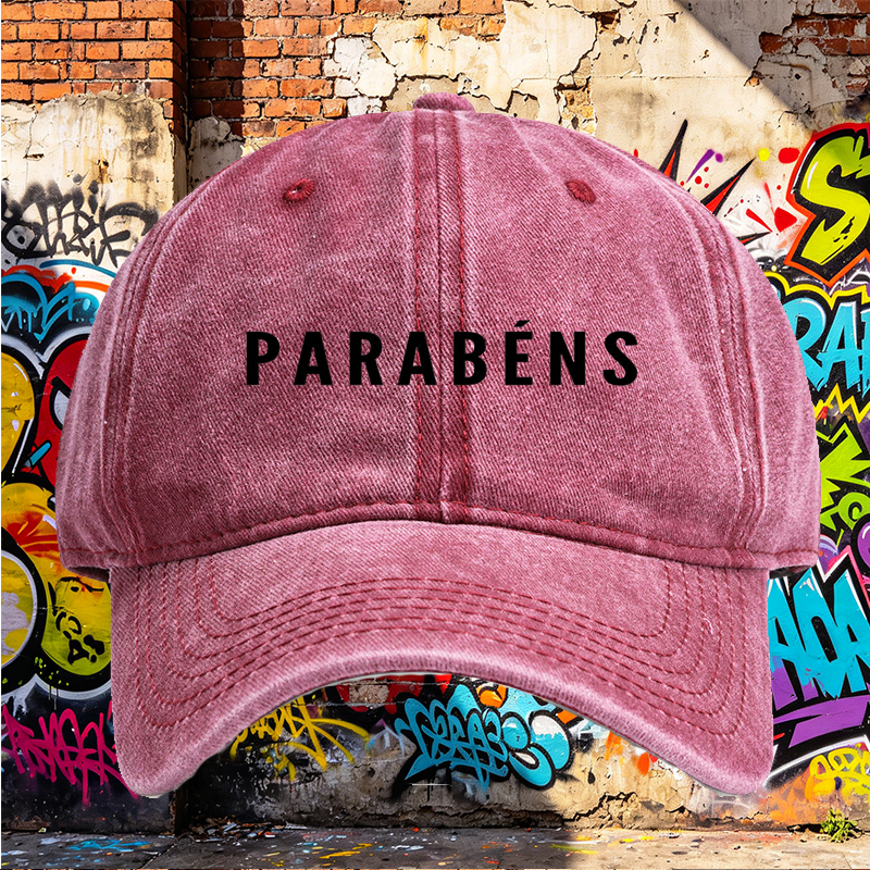 Unisex Classic Washed Cap with 