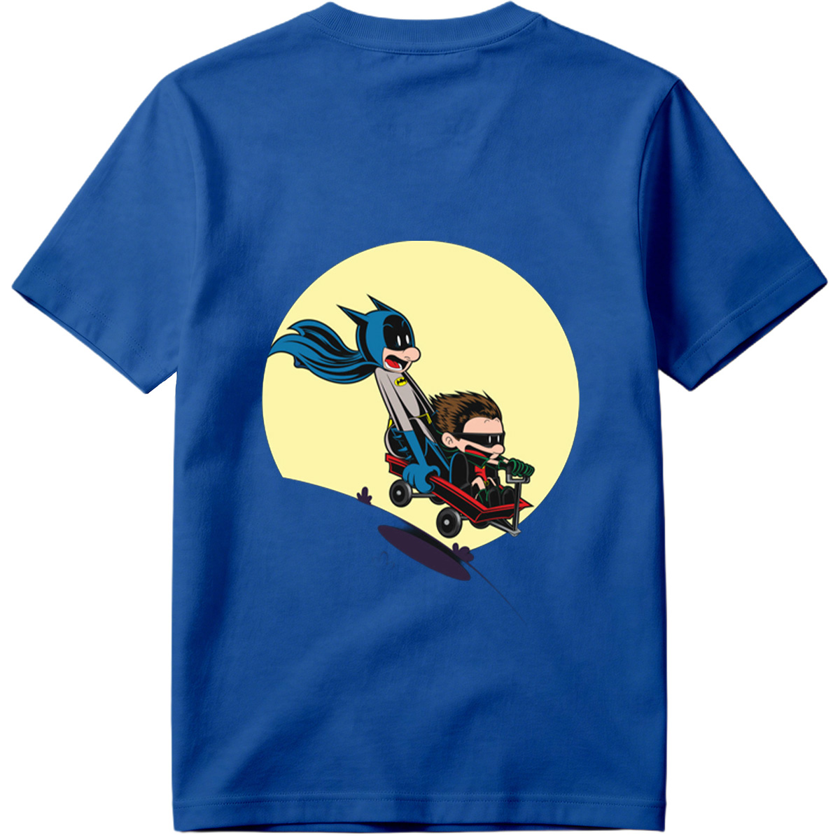 Batman and Robin in a Red Wagon - Tee