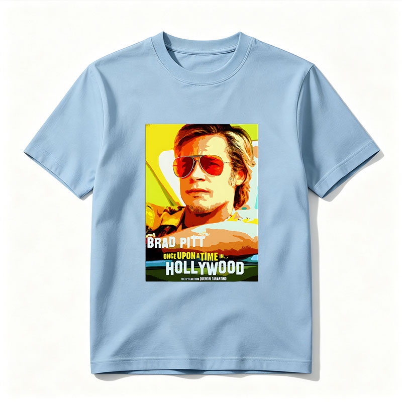 Brad Pitt in Once Upon a Time in Hollywood by Quentin Tarantino - Tee