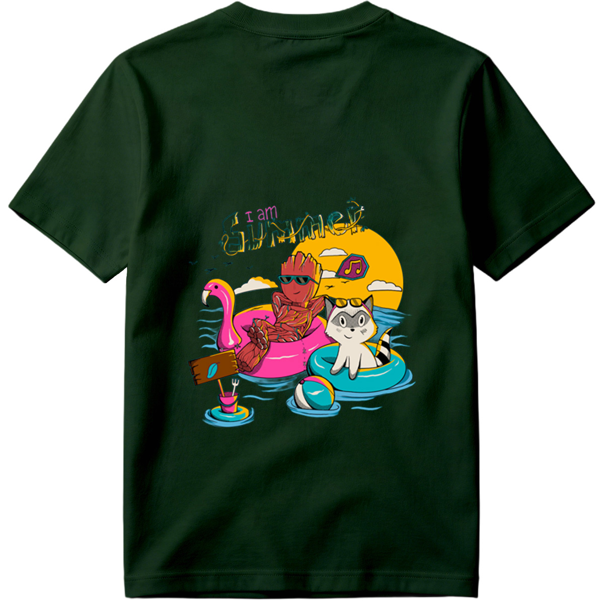 Guardians of the Galaxy: Groot and Rocket Summer Vibes - Tee