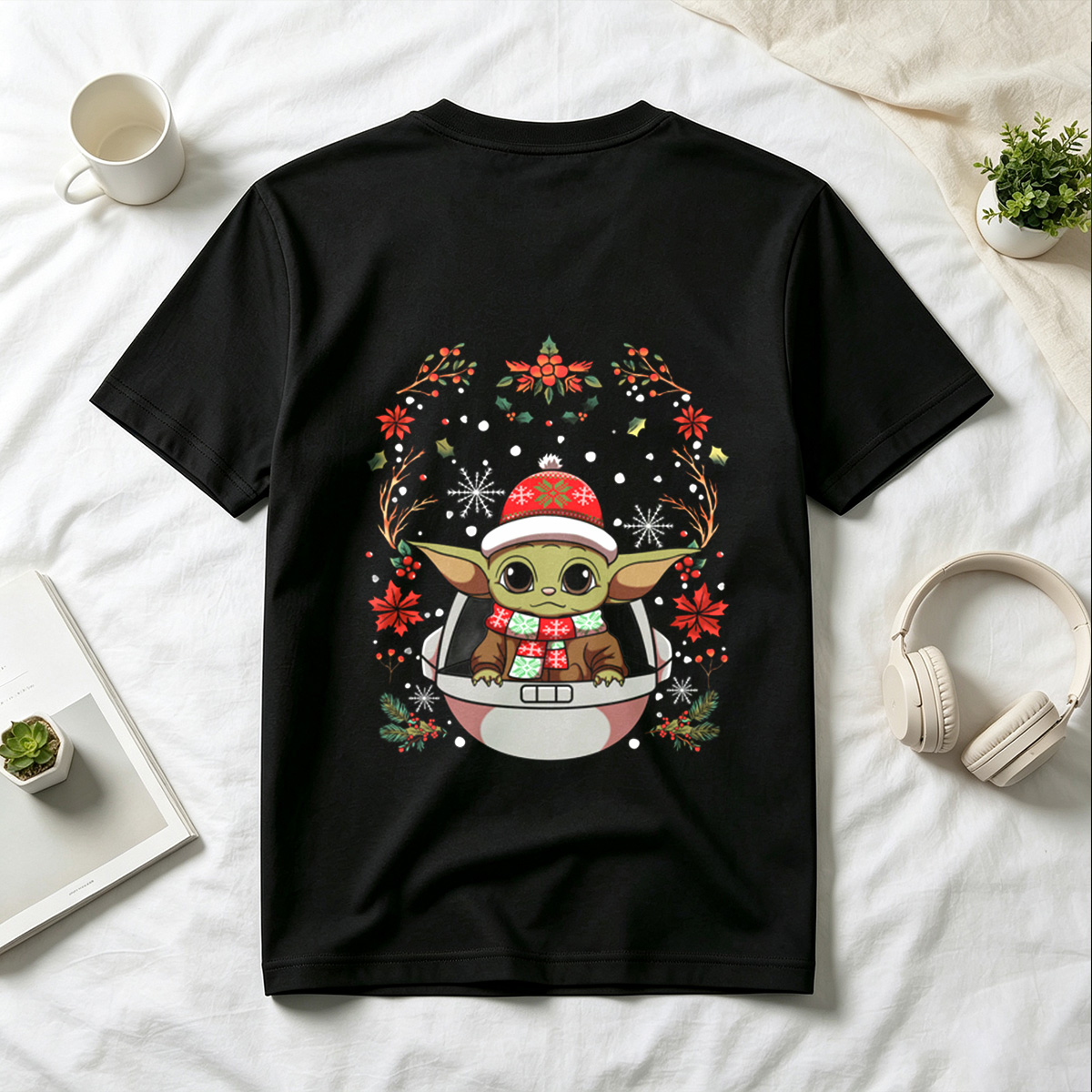 Baby Yoda Christmas Design - Tee