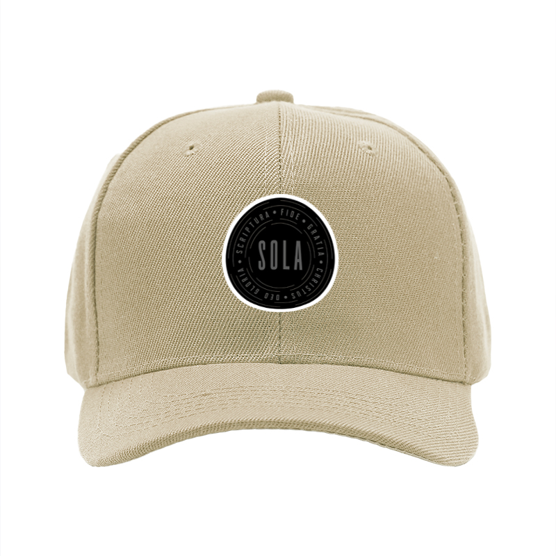 1pc New Baseball Cap with Sola Scripture Fide Gratia Christus Deo Gloriam Print Unisex Adjustable Hat for Outdoor Activities and Casual Wear Adults Fashion Accessory