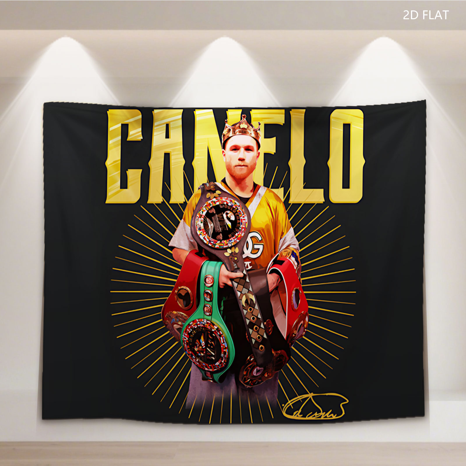 Canelo Alvarez, Undisputed Super Middleweight Champion, King of Boxing - Tapestry
