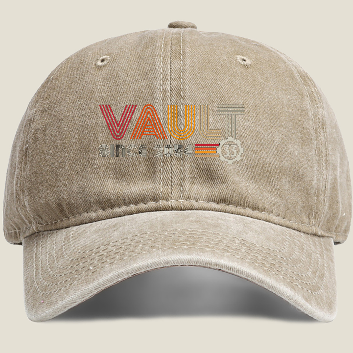Vault 33 Since 2054 - Washed Denim - Baseball Cap