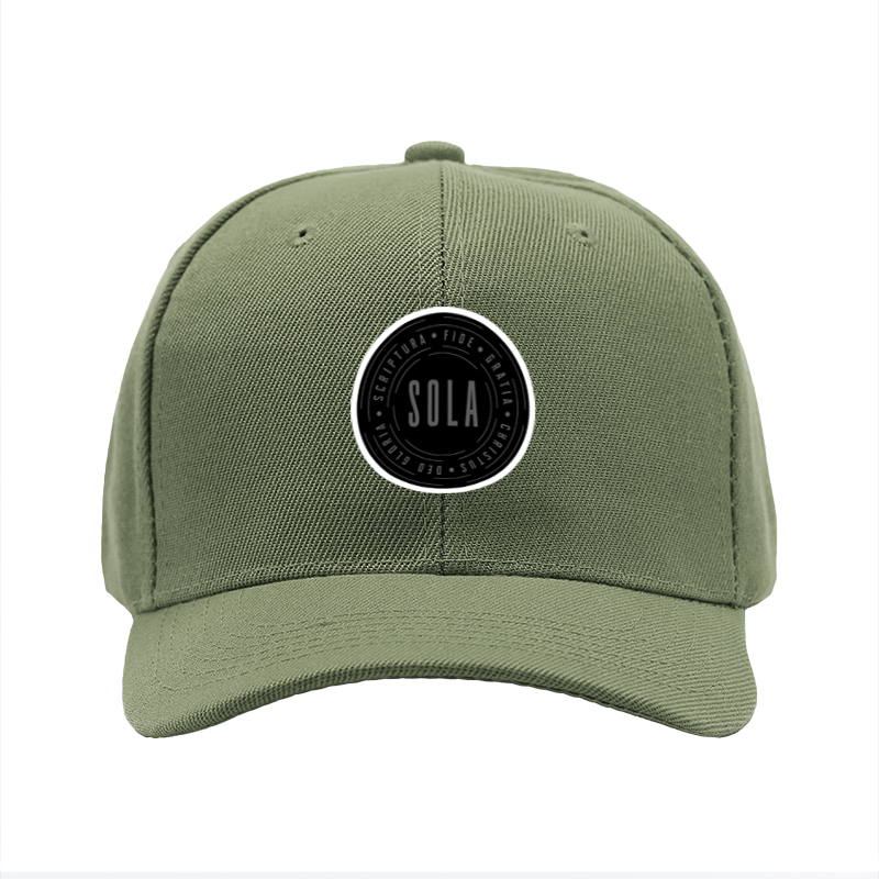 1pc New Baseball Cap with Sola Scripture Fide Gratia Christus Deo Gloriam Print Unisex Adjustable Hat for Outdoor Activities and Casual Wear Adults Fashion Accessory