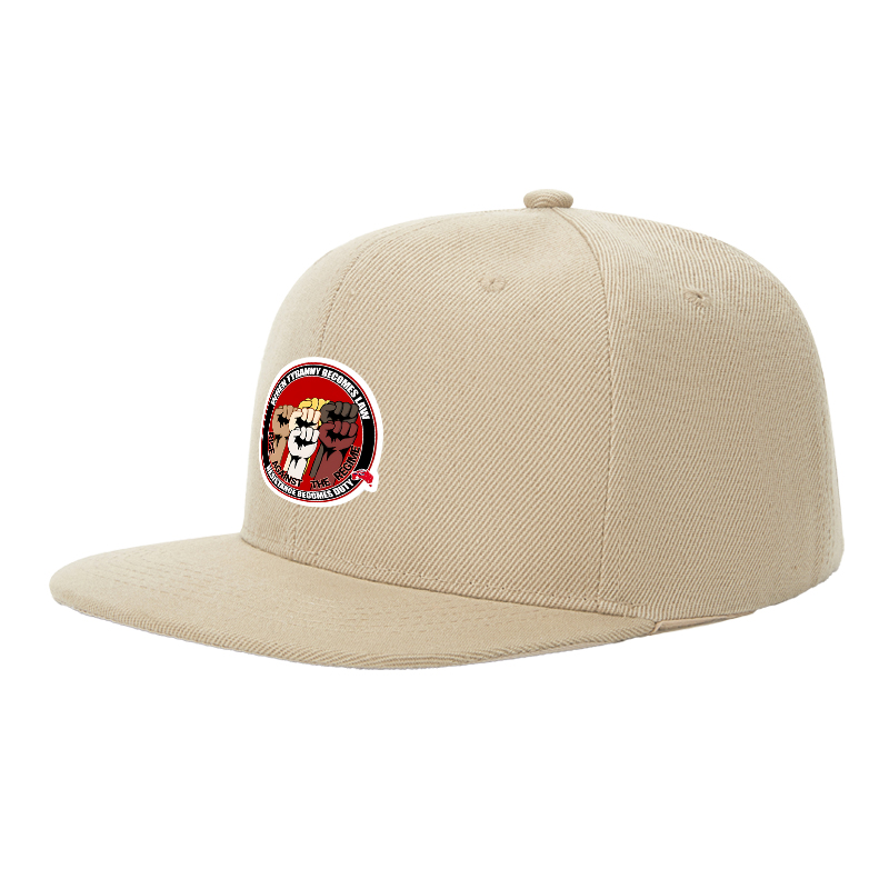 Flat Brim Baseball Cap Rise Against The Regime Fist Print Streetwear Underground Skate Style For Basketball Court Skate Park Urban Activist Skater Hip Hop Artist