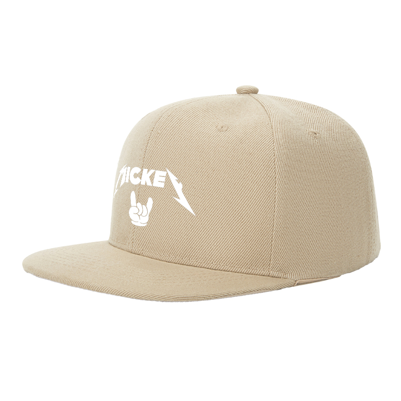 Flat Brim Baseball Cap Mickey Rock Logo Streetwear Underground Skate Style for Basketball Court Skate Park Urban Scene Skaters Rappers Streetwear Enthusiasts