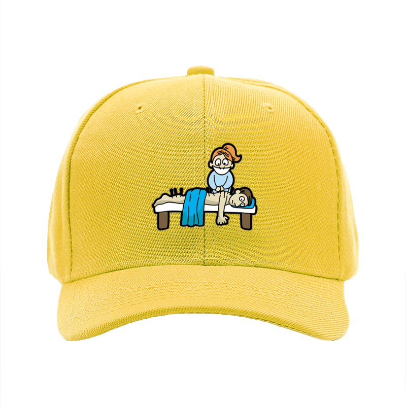1pc New Baseball Cap with Funny Massage Cartoon Print Unisex Adjustable Hat for Outdoor Activities and Casual Wear Adults and Teens