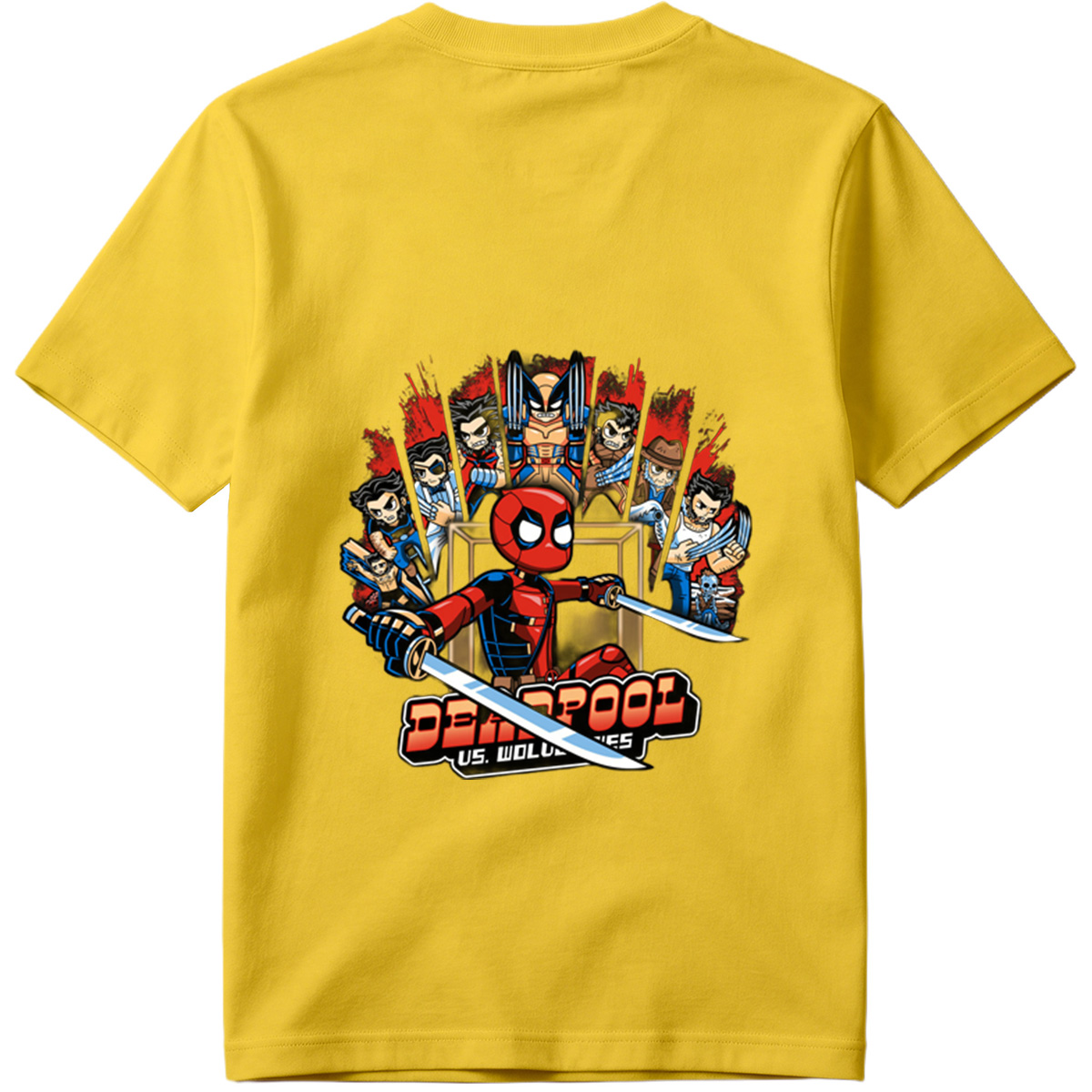 Deadpool vs. Wolverines - Tee