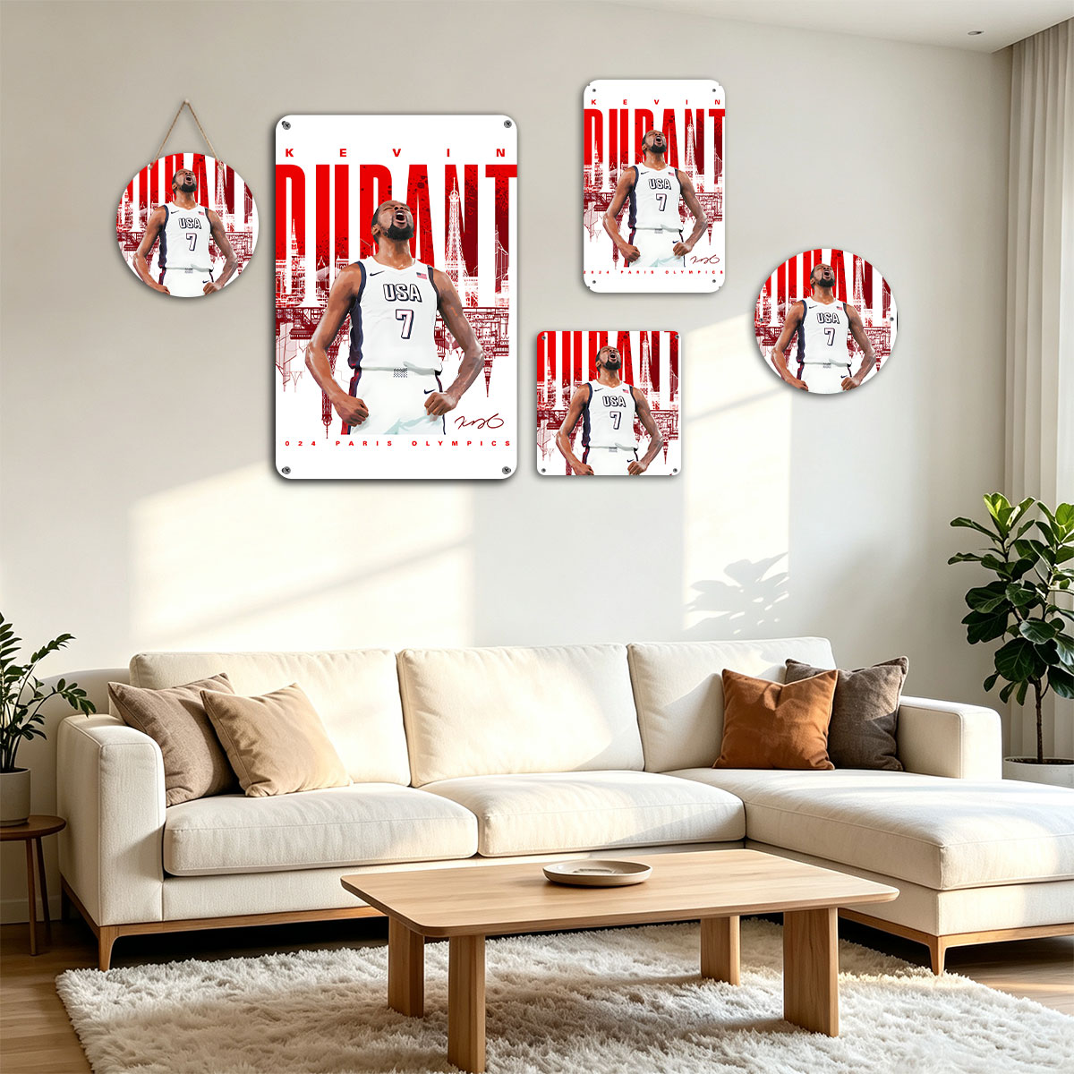 Kevin Durant USA Basketball 2024 Paris Olympics - painting