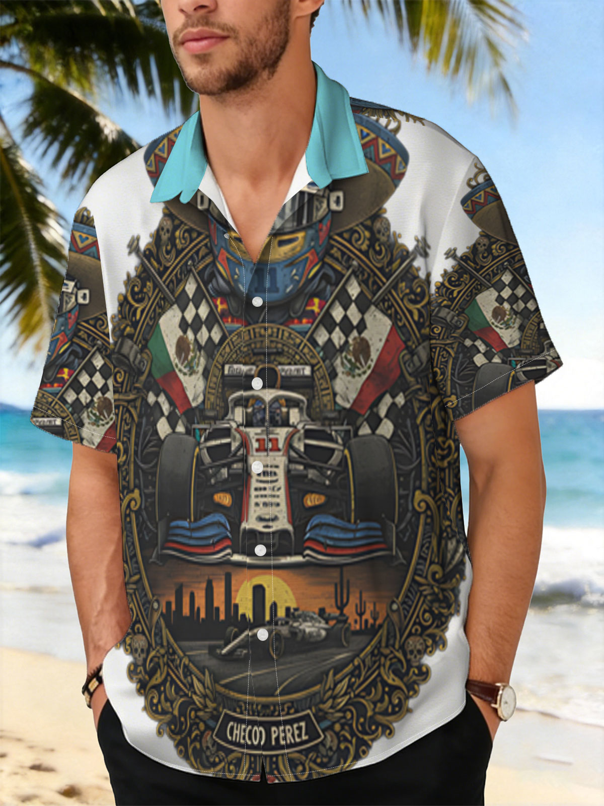 Checo Perez: Mexican F1 Legend in Racing Glory -  Shirt