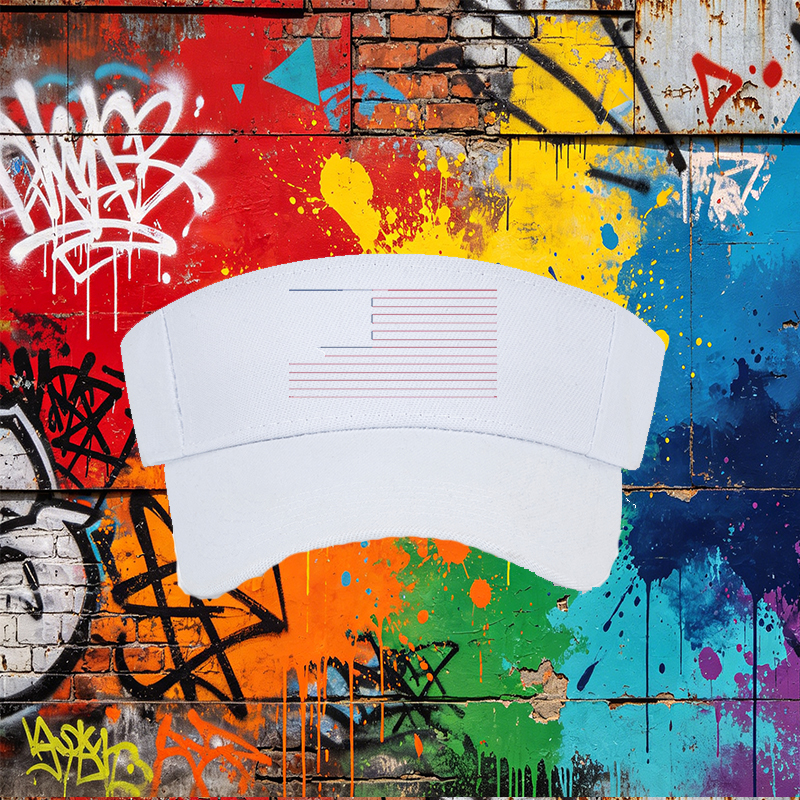Unisex Classic Mesh Visor Hat with Minimalist Line Art Design – Lightweight Breathable Sun Protection Cap for Outdoor Activities, Running, Fishing, and Casual Wear – Ideal for Men and Women Seeking Style and Comfort in Warm Weather