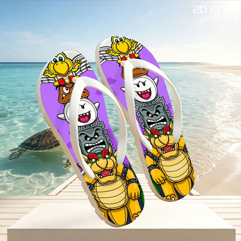 Bowser, Koopa Troopa, Dry Bones, and Winged Yoshi Stack in Super Mario Universe -  flip-flops