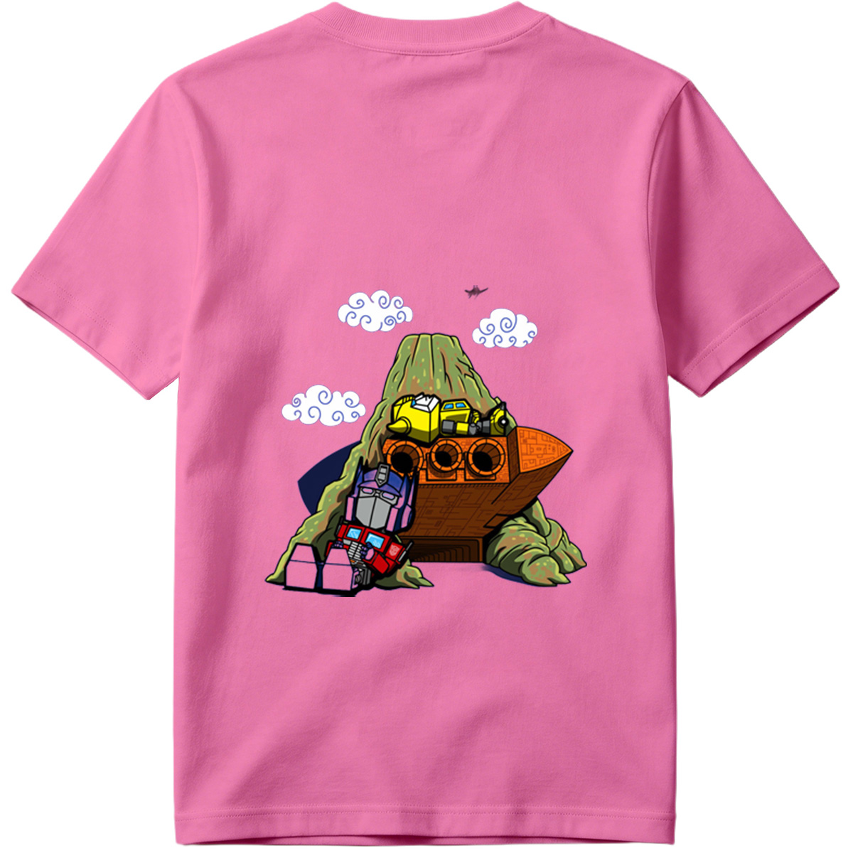 Transformers: Optimus Prime and Bumblebee at the Ark - Tee