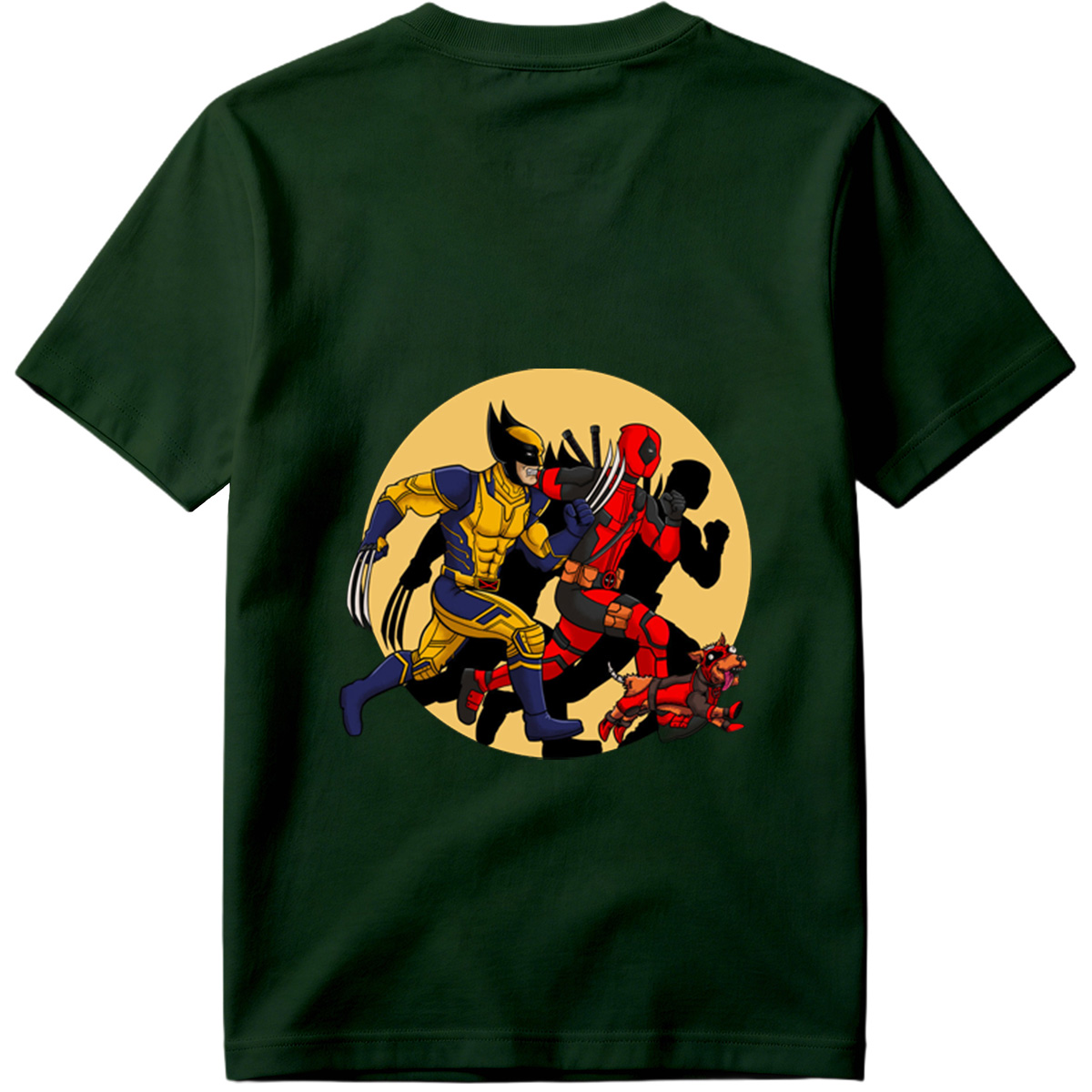 Wolverine and Deadpool with Dogpool - Tee