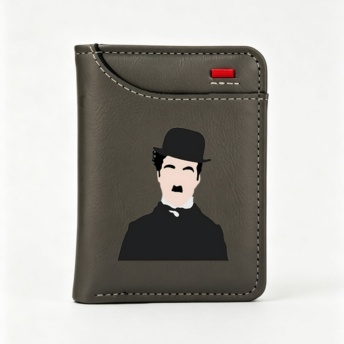Sherlock Holmes in Classic Detective Attire - Vertical Style Wallet
