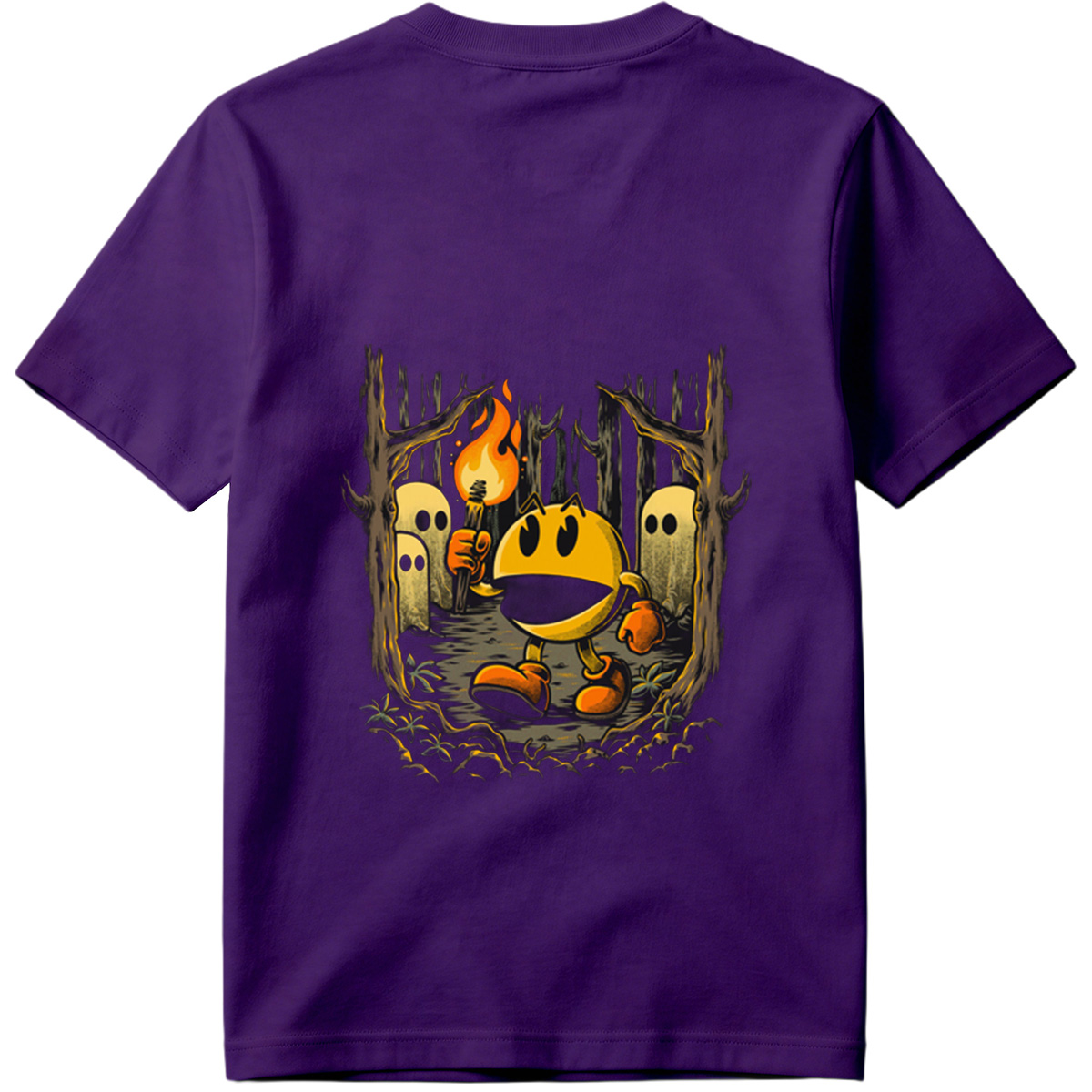 Pac-Man in the Haunted Forest - Tee