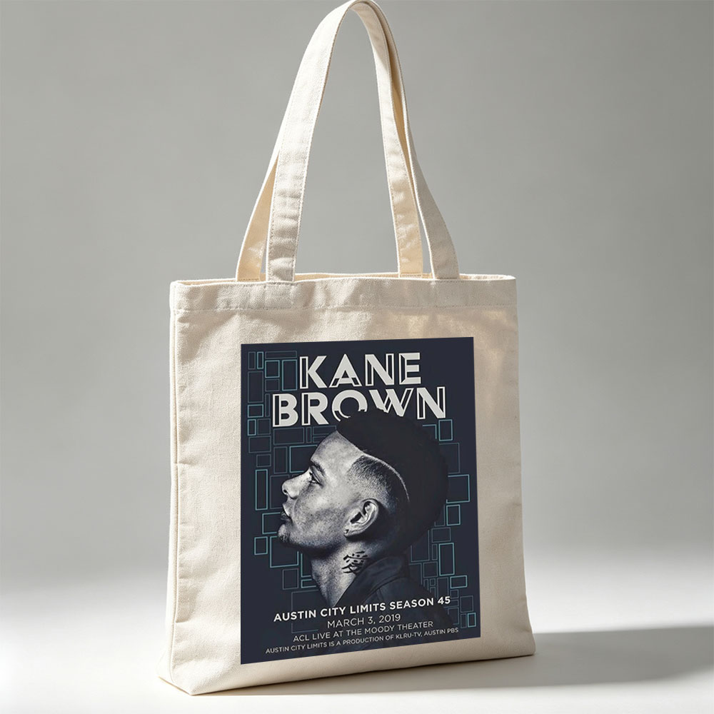 Kane Brown Live Performance at Austin City Limits Season 45 Poster - Canvas tote bags