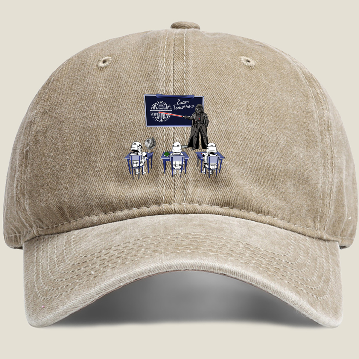 Star Wars: Darth Vader Teaches Stormtroopers in Class - Washed Denim - Baseball Cap