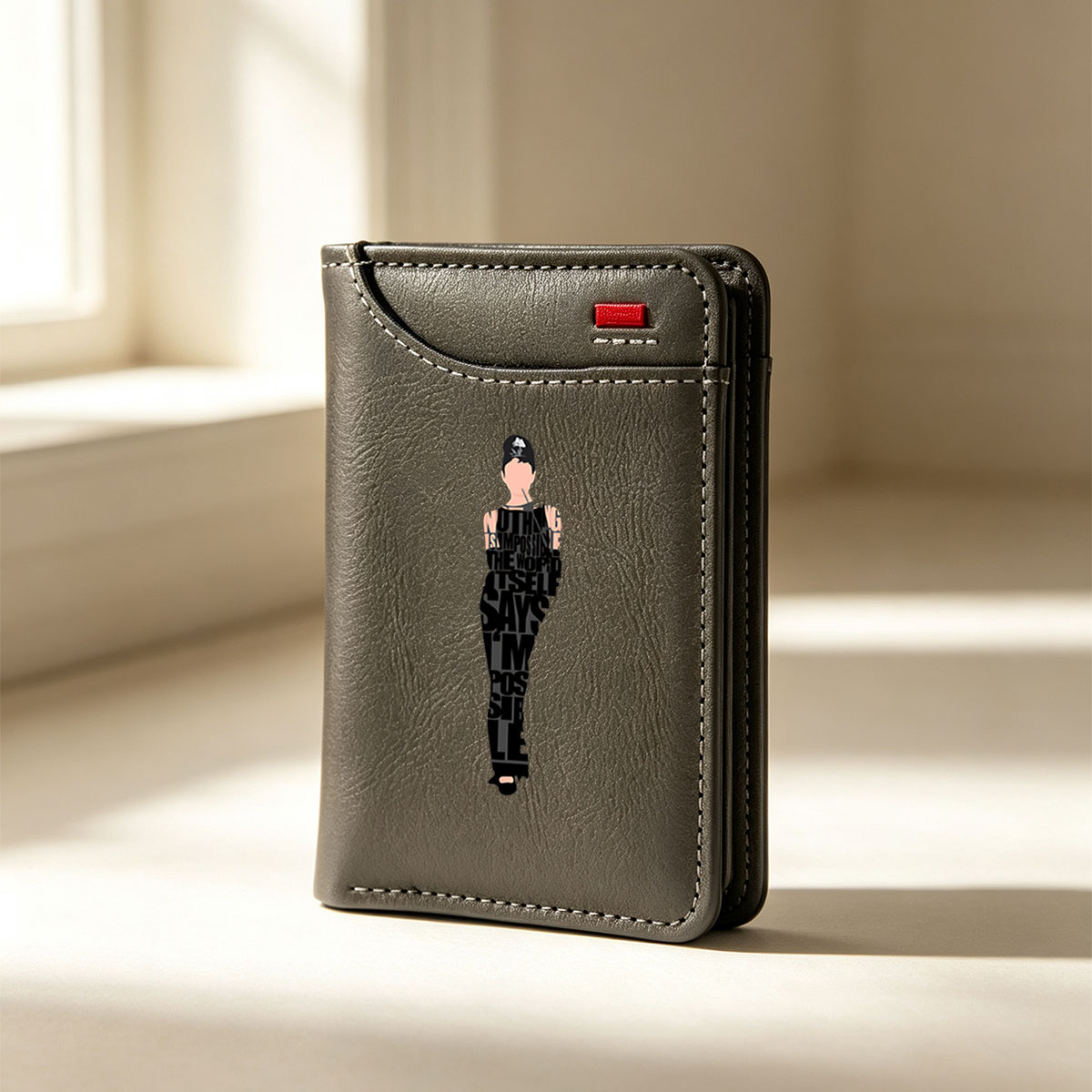 Nothing Is Impossible: The World Itself Says I'm Possible - Vertical Style Wallet
