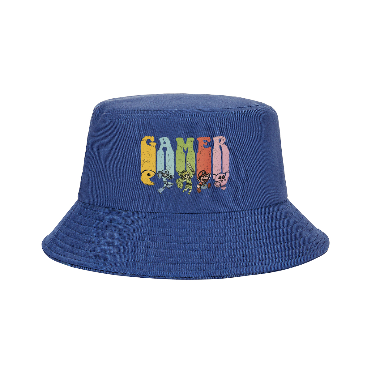 Gamer: Pac-Man, Mega Man, Zelda, Mario, Kirby - Fisherman's Hat