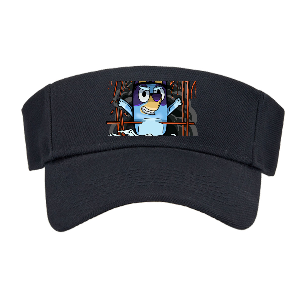 Bluey the Pirate Dog in a Stormy Sea Adventure -  Visor cap