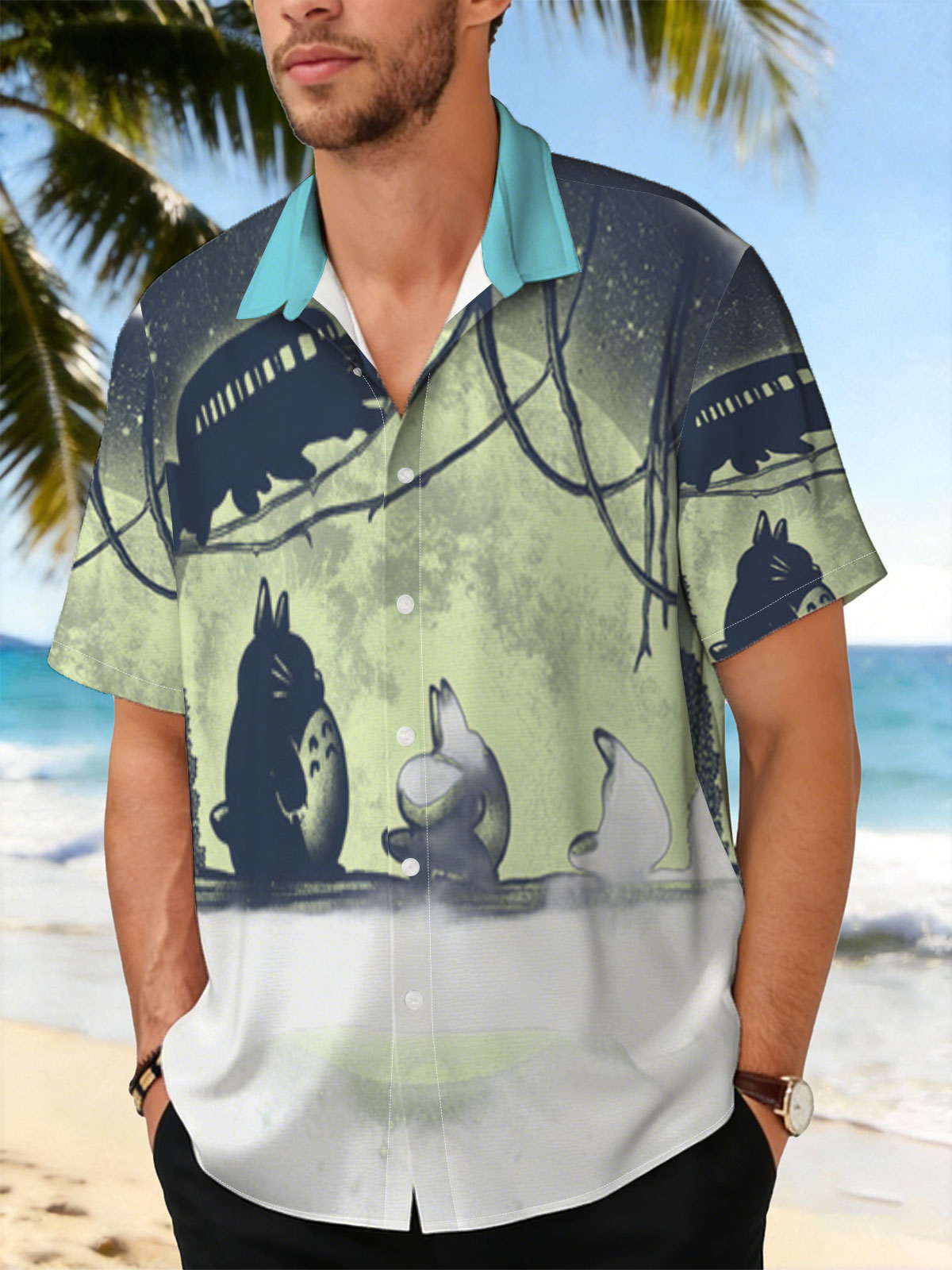 Totoro and Friends Under the Moonlight -  Shirt