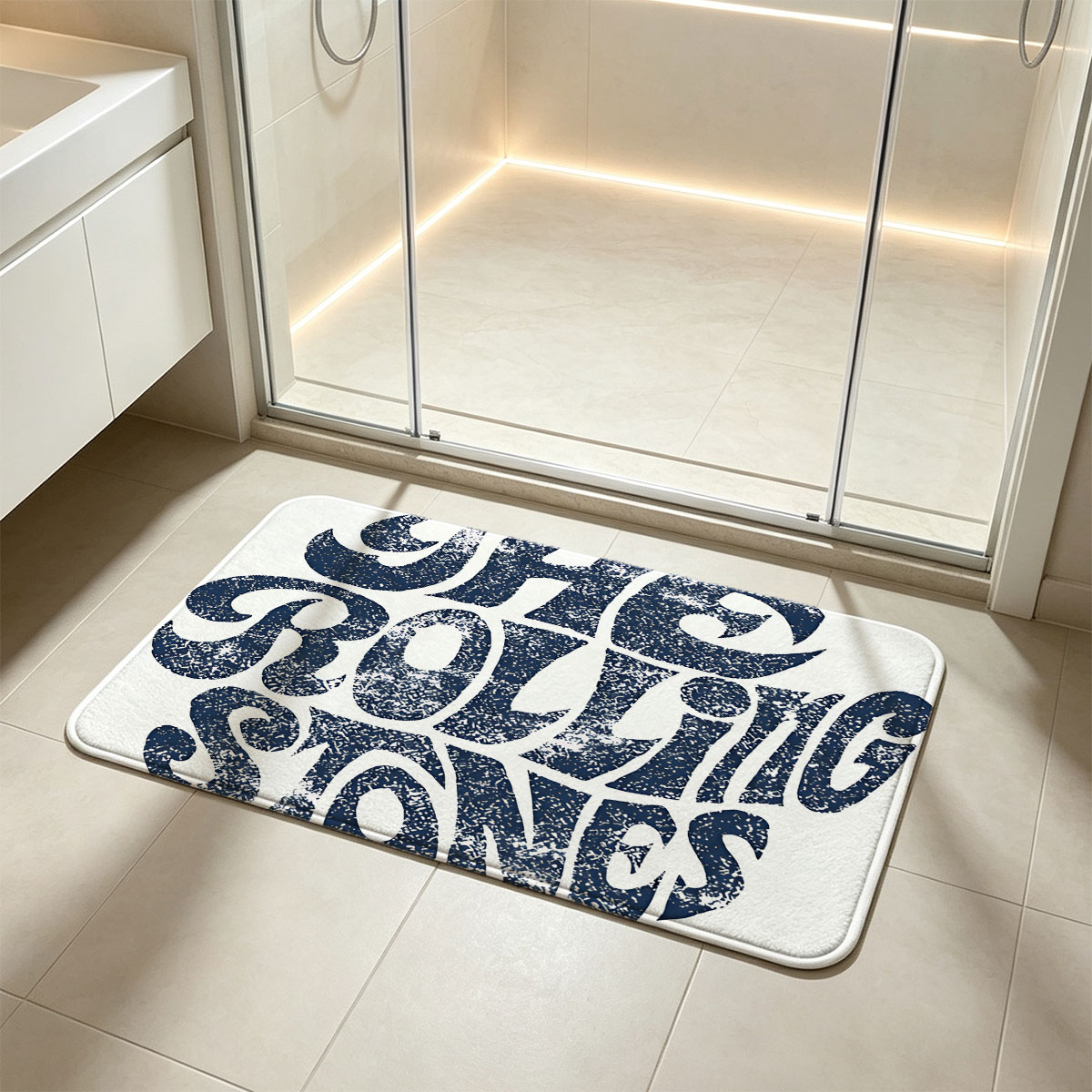 The Rolling Stones Band Logo - Flannel floor mat