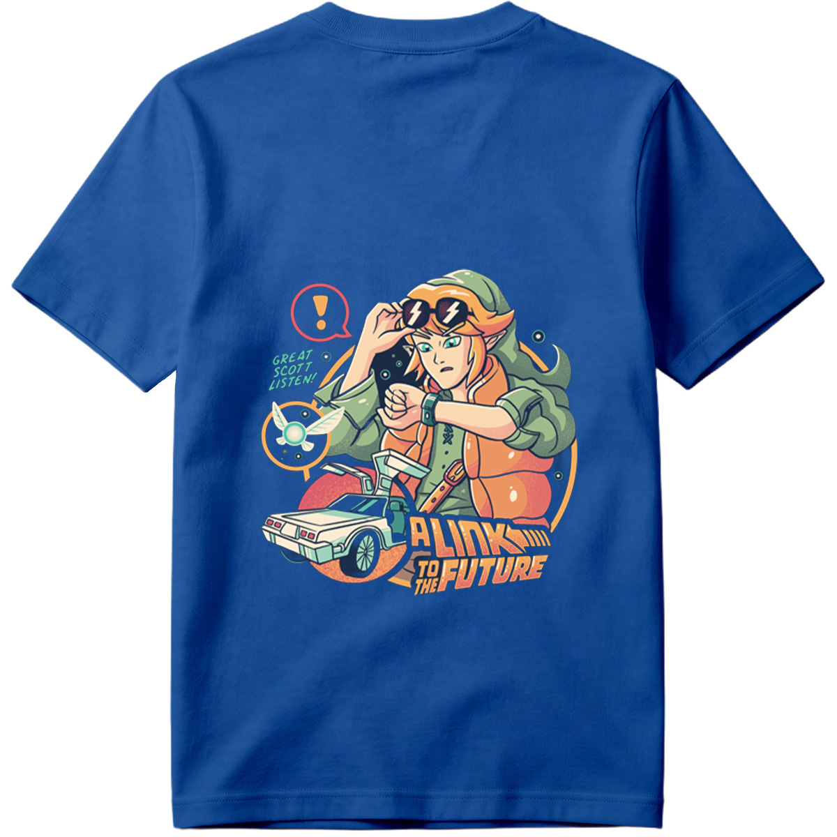 A Link to the Future: Zelda Meets Back to the Future - Tee