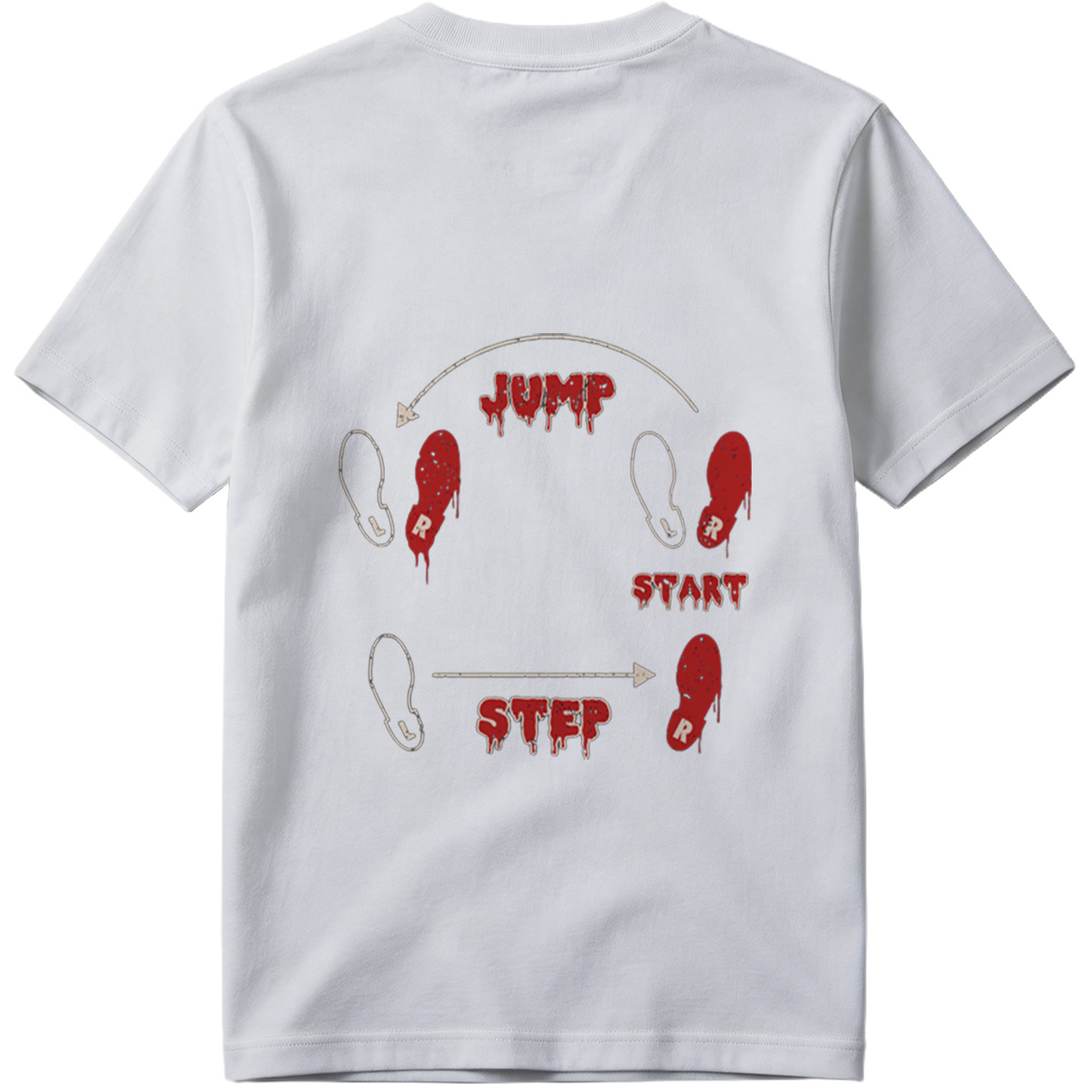 Jump Step Start: Footprint Dance Move Guide - Tee
