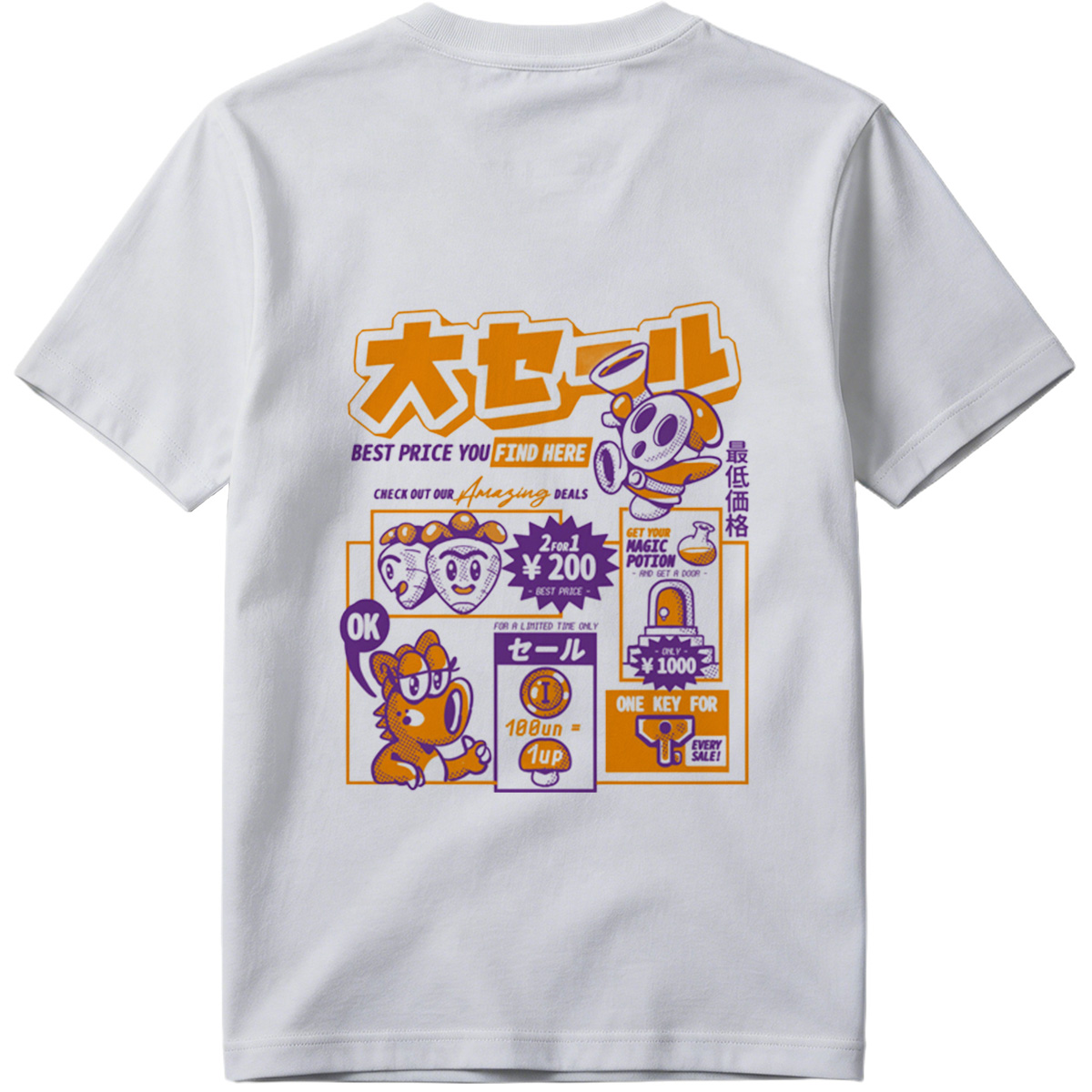 Kirby and King Dedede Big Sale Adventure - Tee