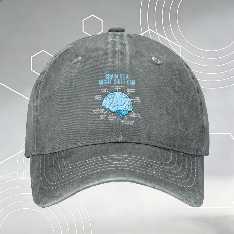 New Baseball Cap with Eagle and Wolf on Truck Print 
