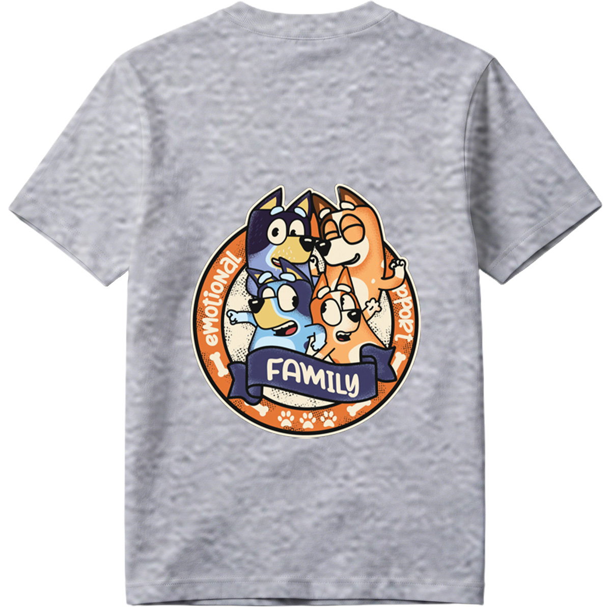 Bluey Family Emotional Support - Tee