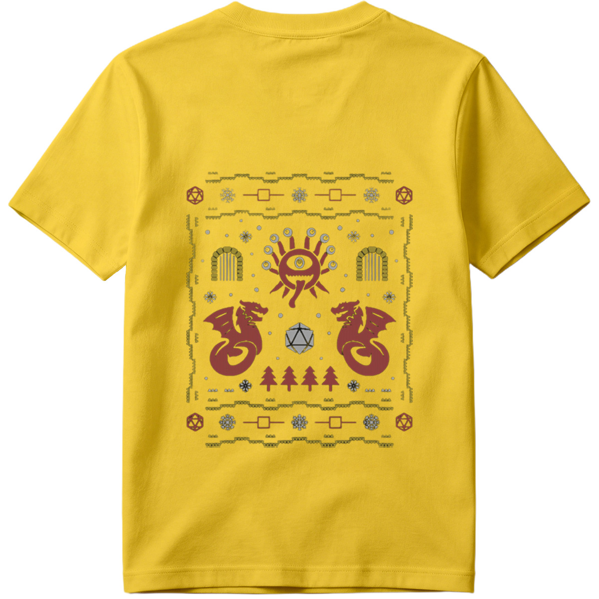 D&D Holiday Dragon & Eye of Vecna Sweater - Tee