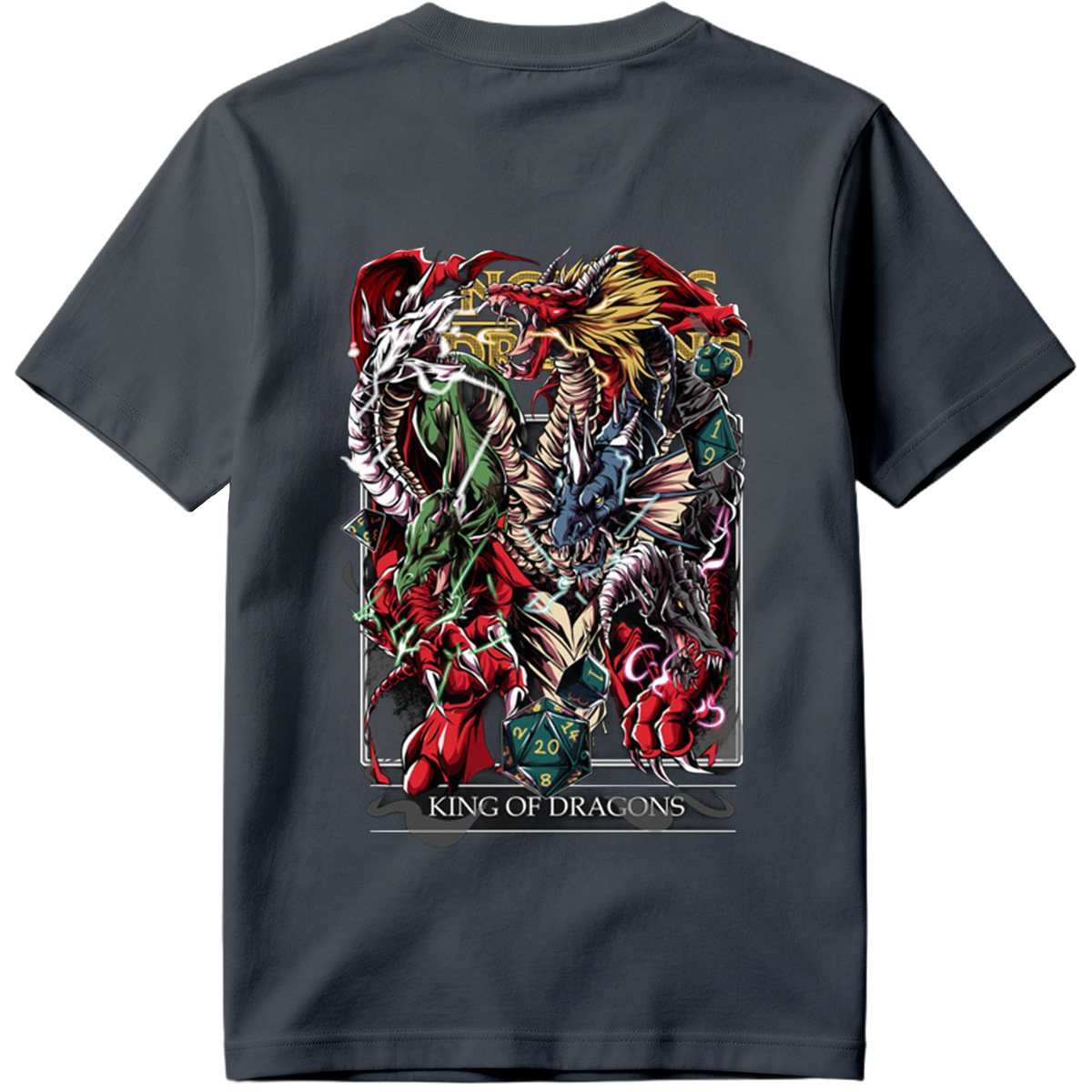 King of Dragons: Multicolored Dragon Ensemble - Tee