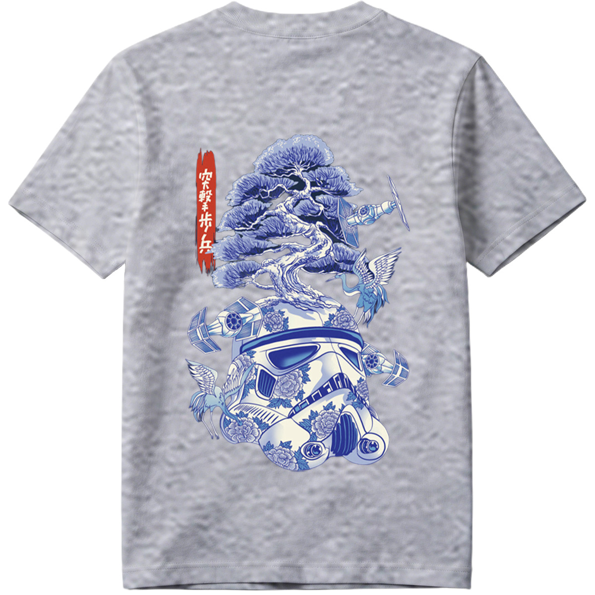 Star Wars Stormtrooper with Bonsai and Cranes - Tee