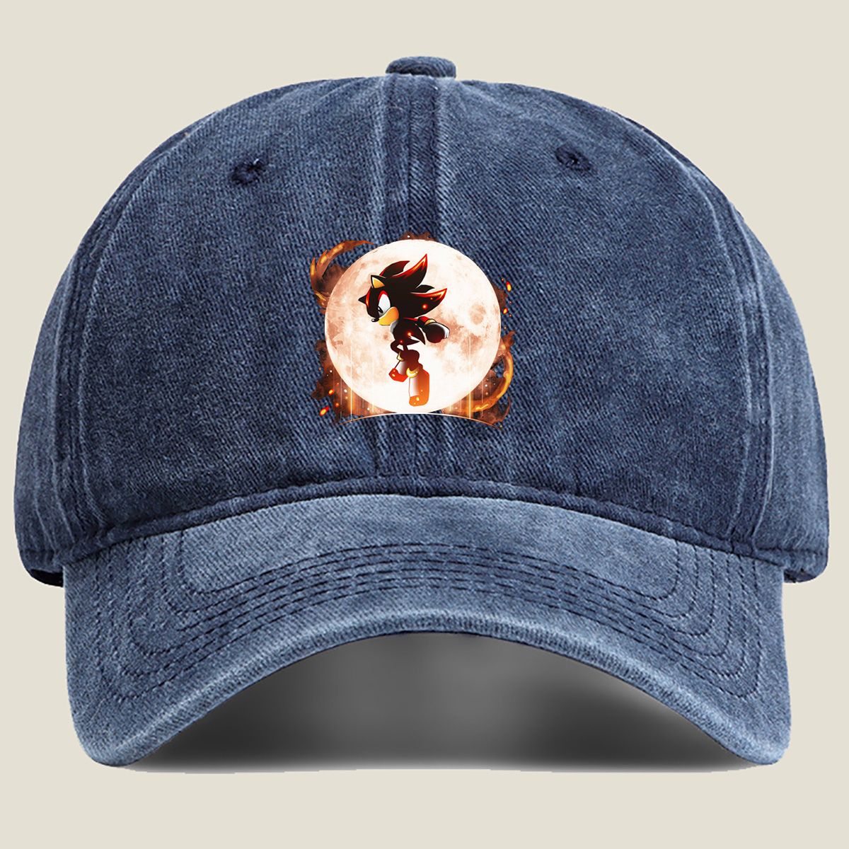 Sonic the Hedgehog: Shadow the Hedgehog Moonlight Leap - Washed Denim - Baseball Cap