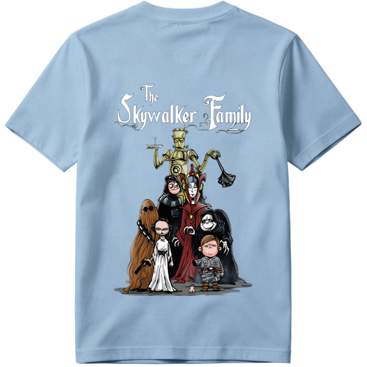 The Skywalker Family: Star Wars Characters Parody - Tee
