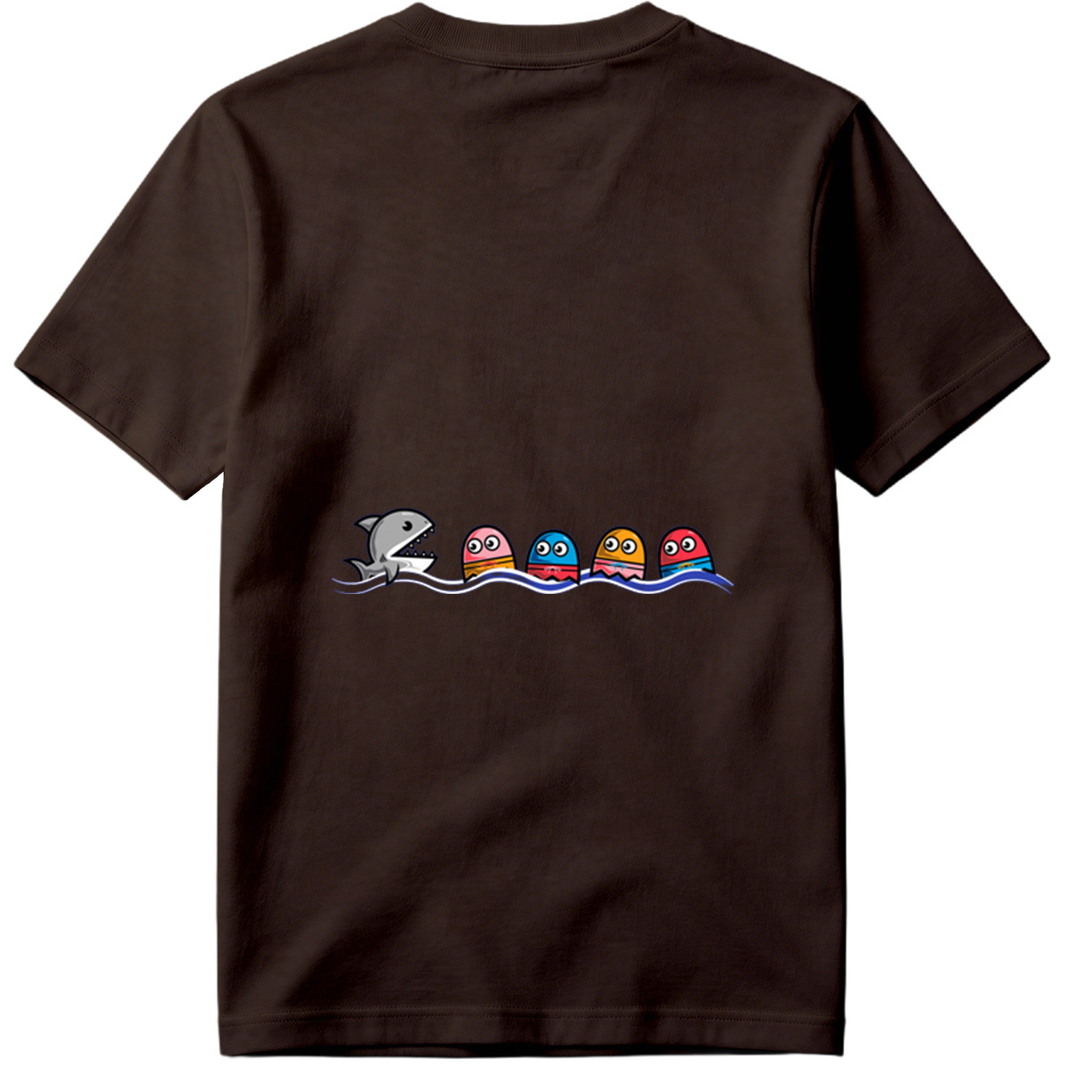 Pac-Man and the Shark - Tee