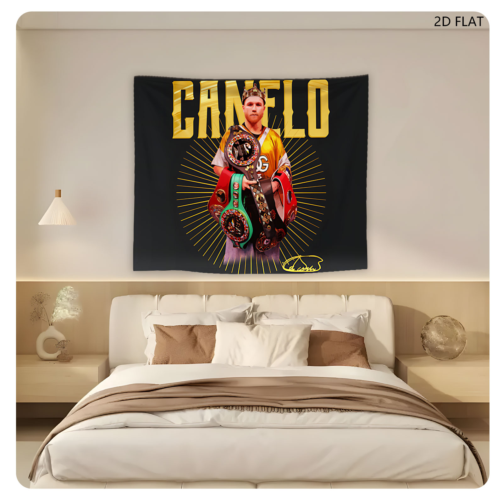 Canelo Alvarez, Undisputed Super Middleweight Champion, King of Boxing - Tapestry