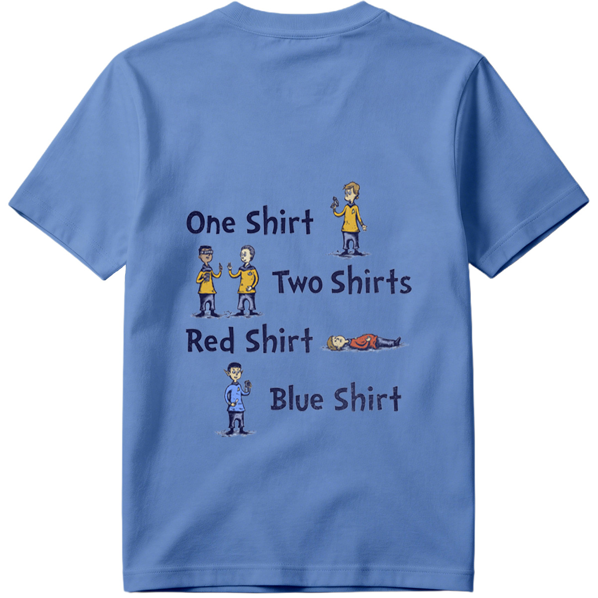 Star Trek: One Shirt, Two Shirts, Red Shirt, Blue Shirt - Tee