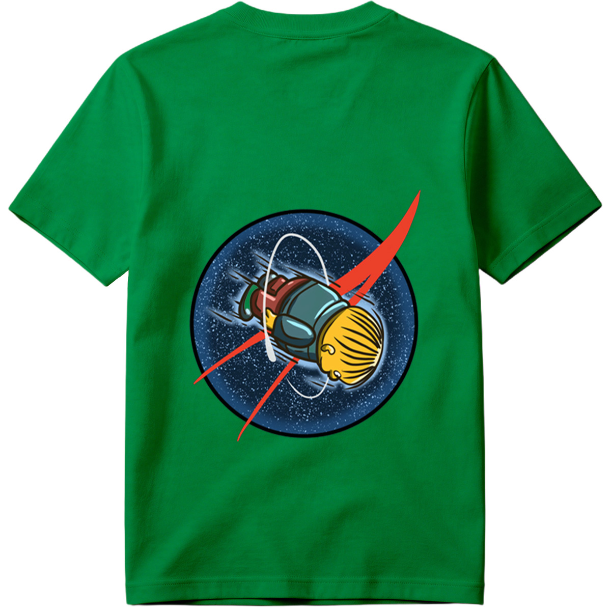 Space Adventure with a Robot Astronaut - Tee