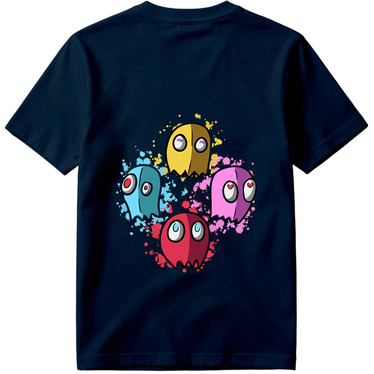 Pac-Man Ghosts: Blinky, Pinky, Inky, and Clyde - Tee