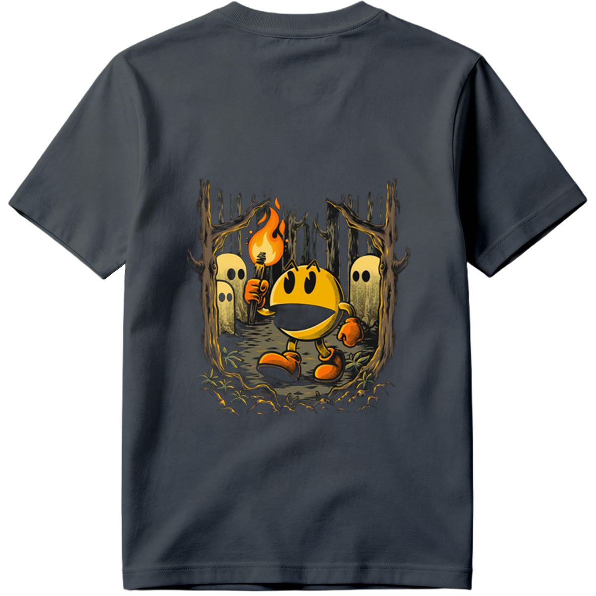 Pac-Man in the Haunted Forest - Tee