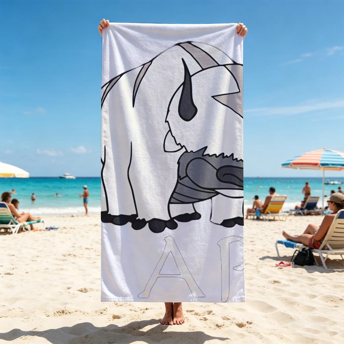 Big Appa from Avatar: The Last Airbender - Beach towels