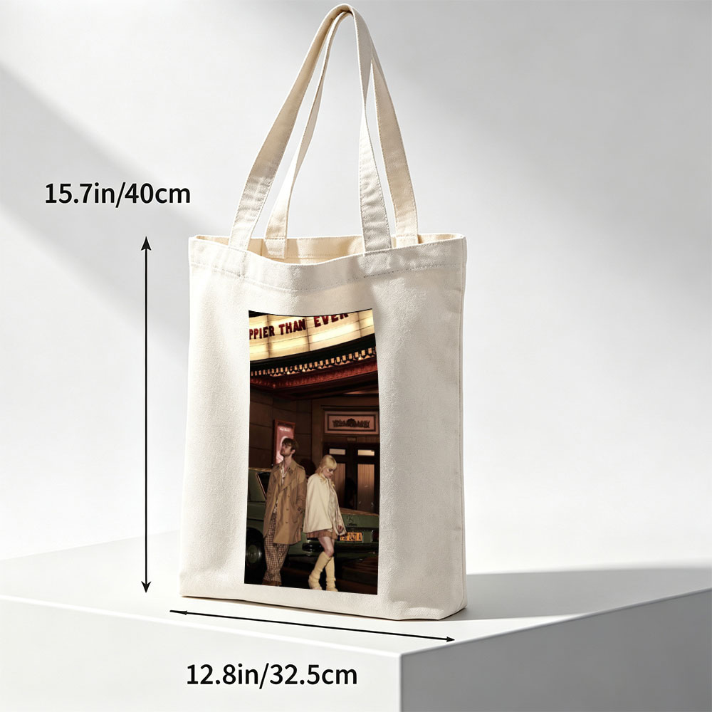 Marilyn Manson and Courtney Love in a Vintage Theater Scene with Retro Fashion and Classic Car - Canvas tote bags