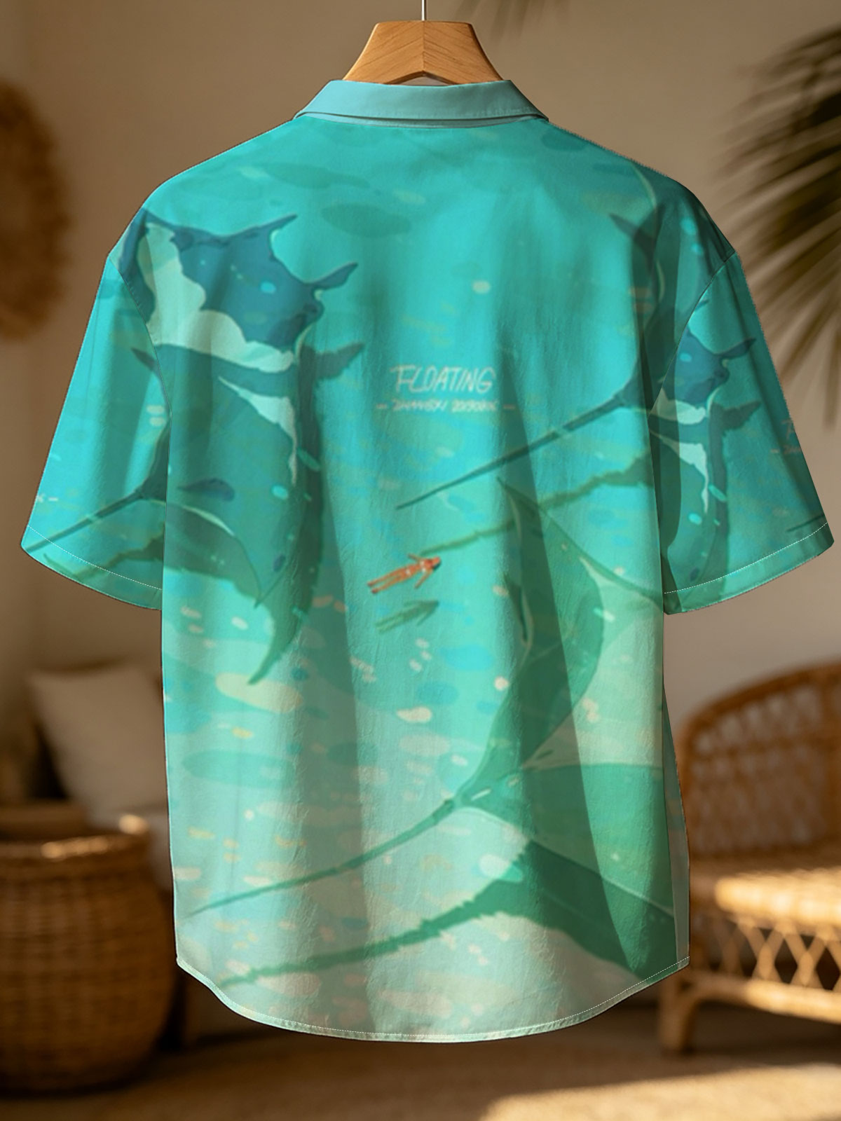 Manta Rays Gliding in Turquoise Waters -  Shirt